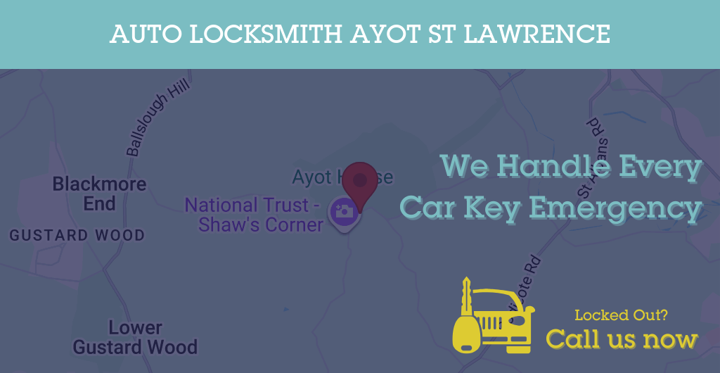 Auto Locksmith Services in Ayot St Lawrence - AL postcode