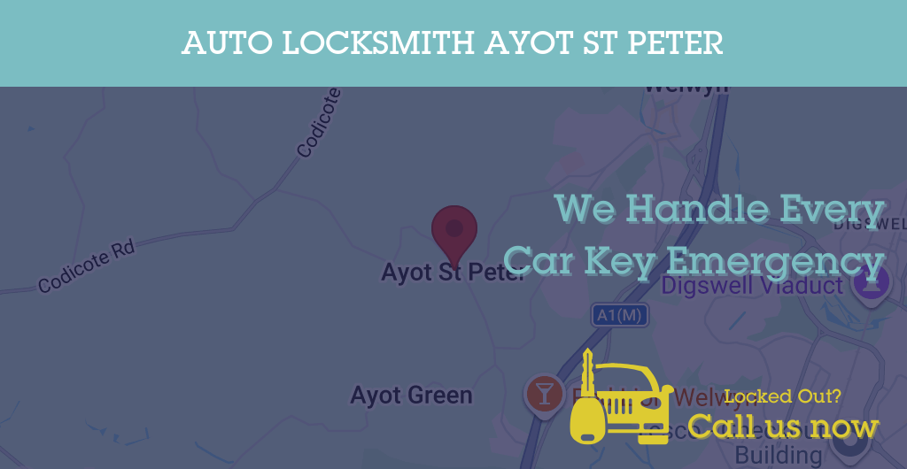 Auto Locksmith Services in Ayot St Peter - AL postcode