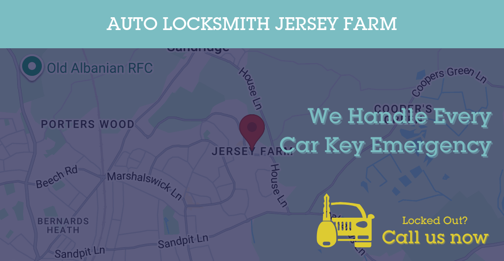 Auto Locksmith Services in Jersey Farm - AL postcode