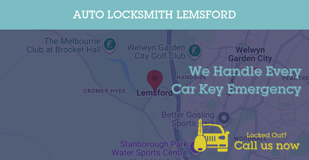 Auto Locksmith Services in Lemsford - AL postcode