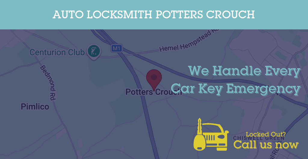 Auto Locksmith Services in Potters Crouch - AL postcode