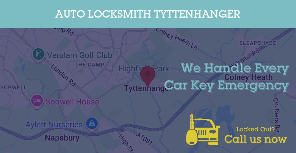 Auto Locksmith Services in Tyttenhanger - AL postcode