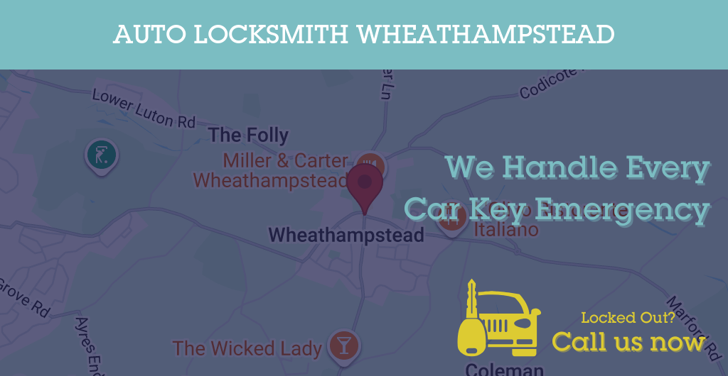 Auto Locksmith Services in Wheathampstead - AL postcode